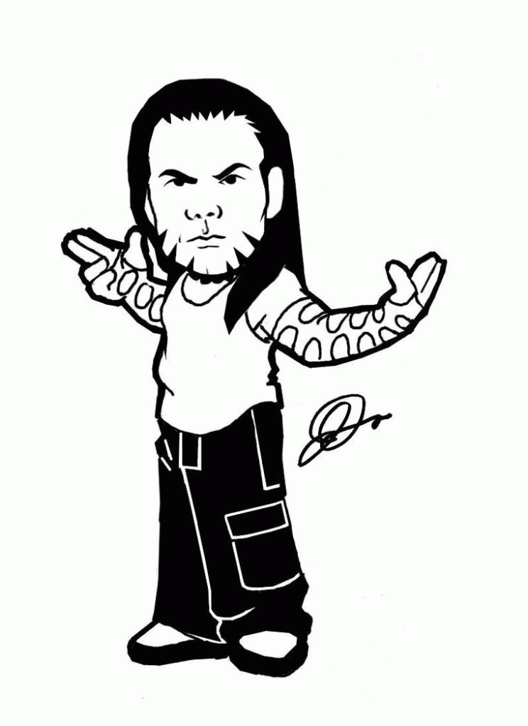 Jeff Hardy Coloring Sheets - High Quality Coloring Pages