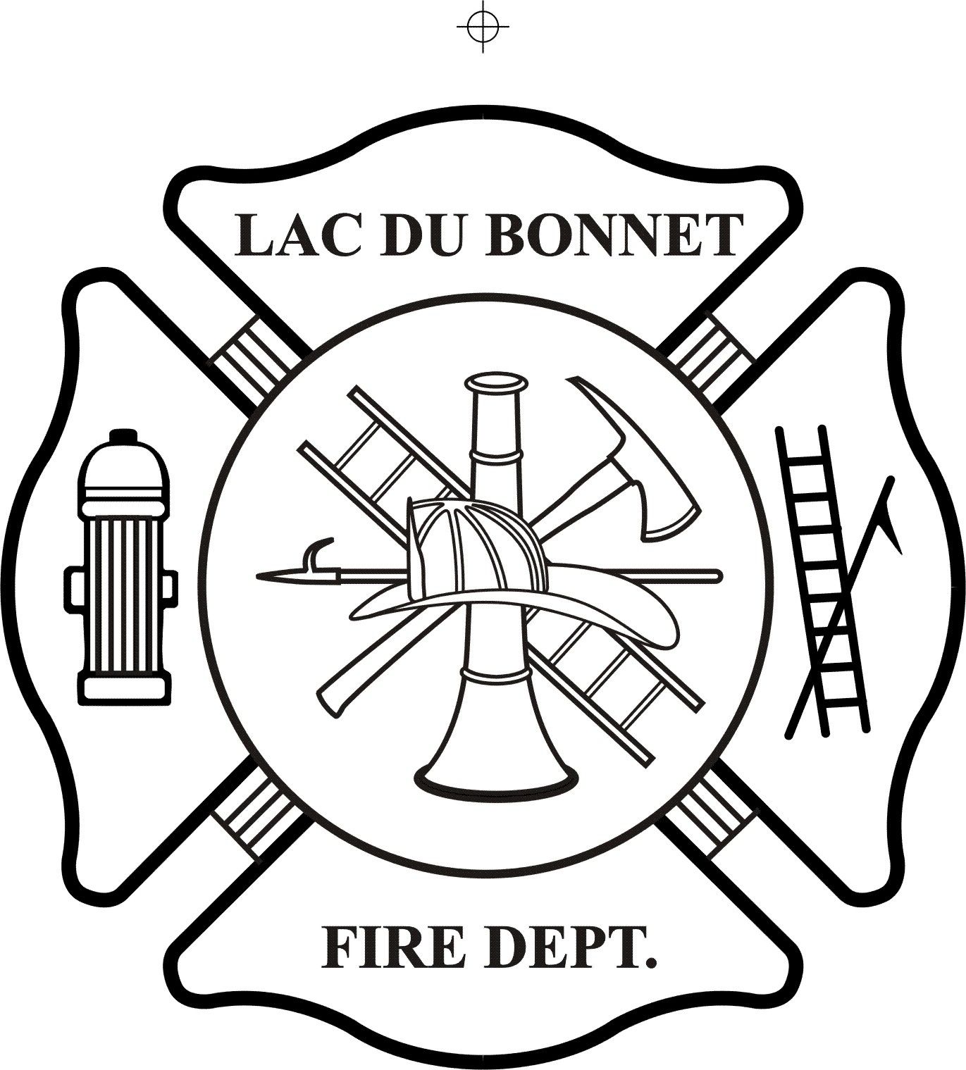 Firefighter Badge Coloring Pages Coloring Home