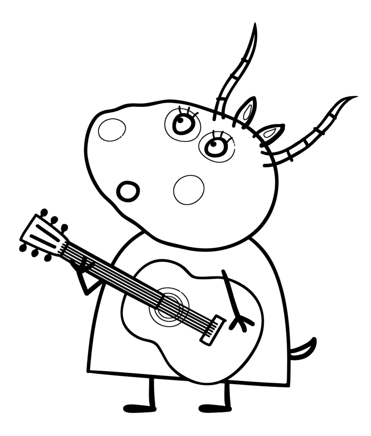 madame gazelle coloring pages - Clip Art Library