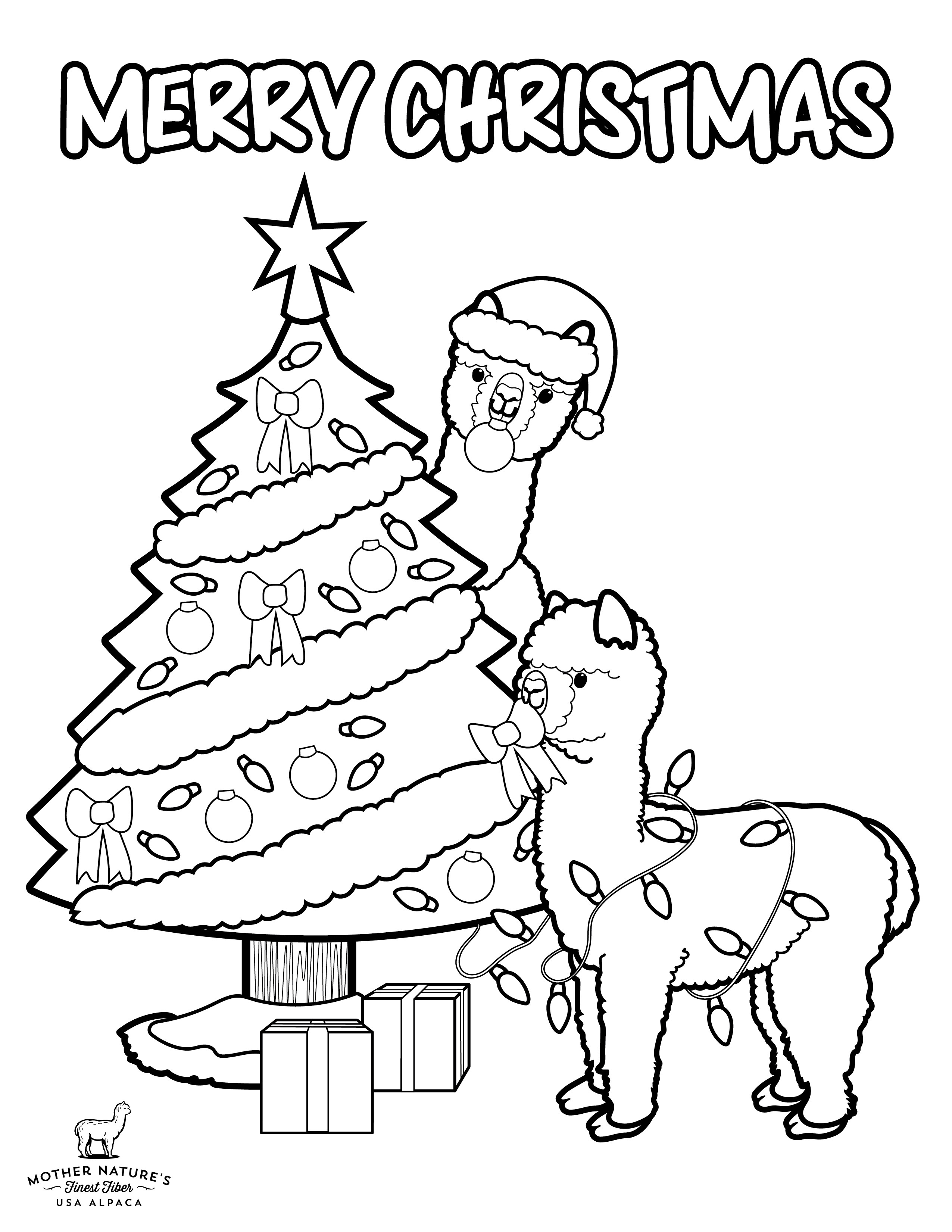NEW Downloadable Content: Christmas Coloring Page!
