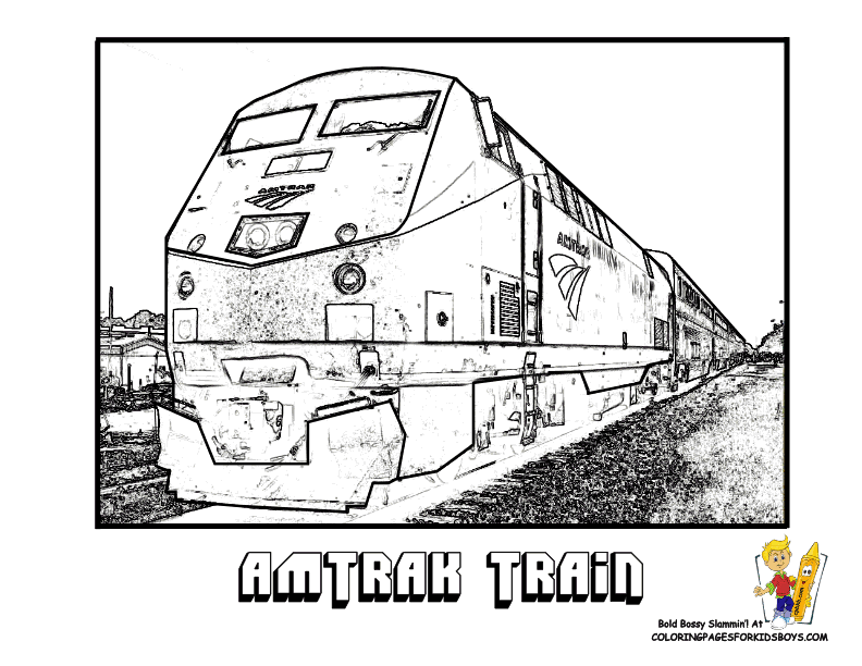 Steel Wheels Train Coloring Sheet | YESCOLORING | Free | Trains | Train coloring  pages, Coloring pages, Valentines day coloring page