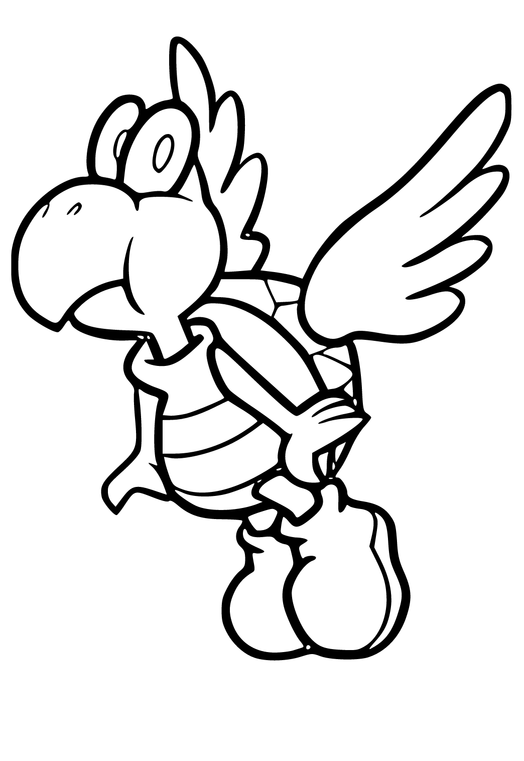 Free Printable Super Mario Koopa Coloring Page, Sheet and Picture for  Adults and Kids (Girls and Boys) - Babeled.com