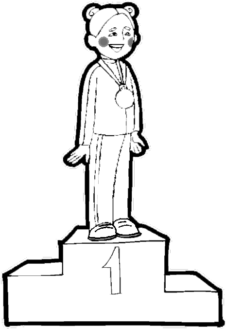 Olympic Medal Coloring Page