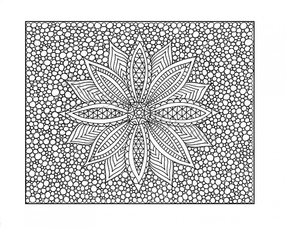 Difficult Mandala Coloring Pages Difficult for teen #3330 Coloring ...