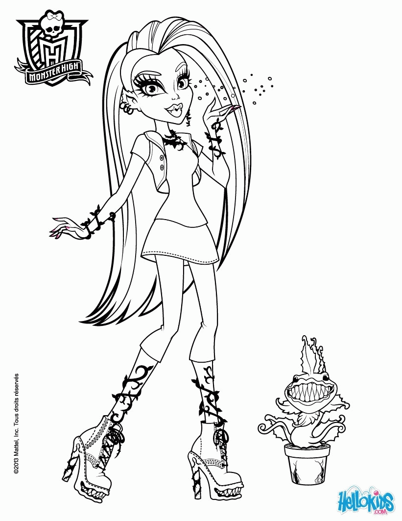 17 Free Pictures for: Monster High Coloring Pages. Temoon.us