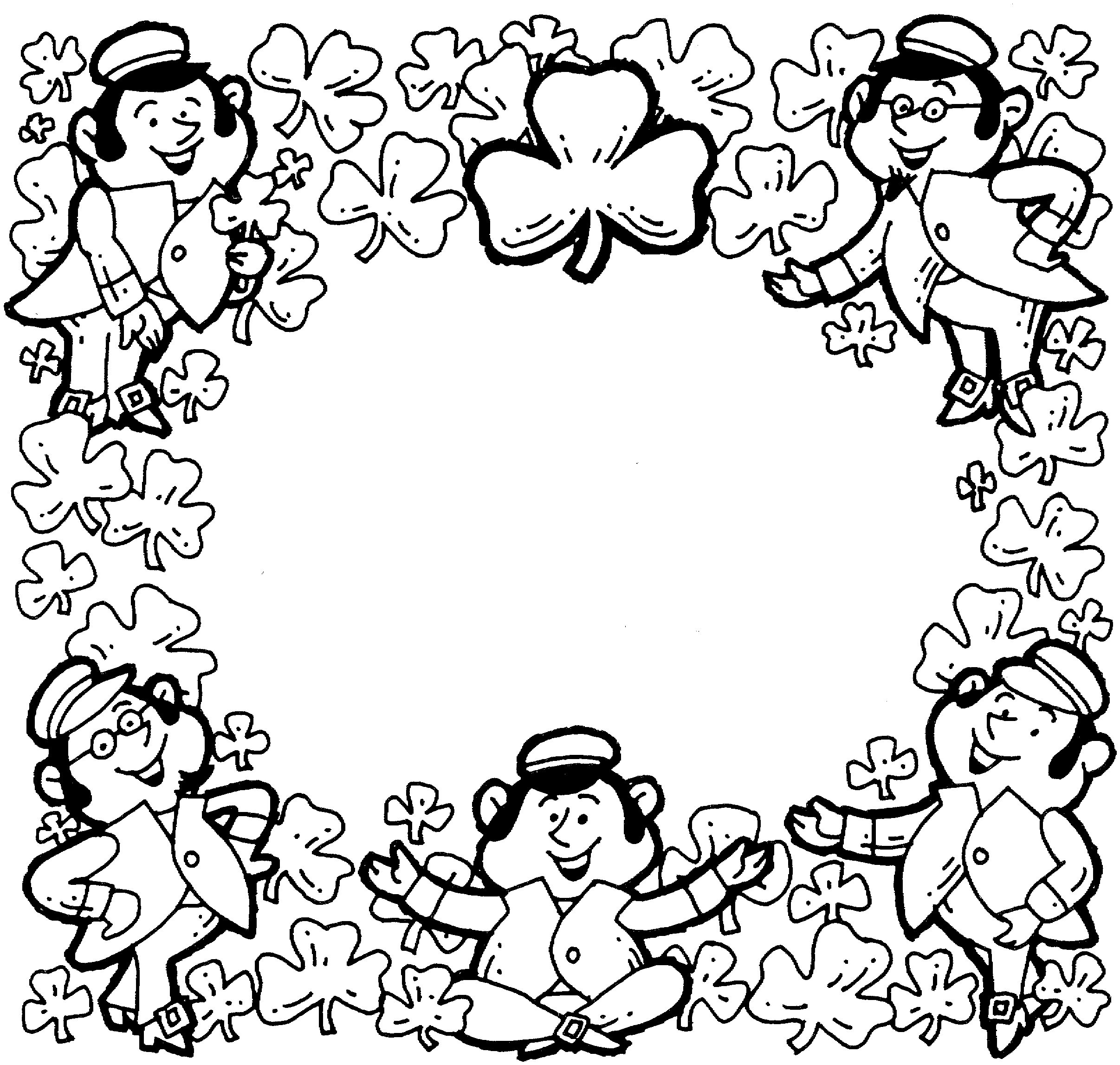 St. Patricks Day Coloring Pages - Dr. Odd