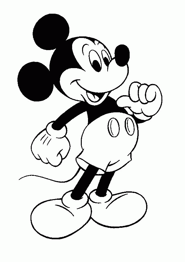 Randomized Ba Mickey Mouse Coloring Pages Az Coloring Pages, Rated ...