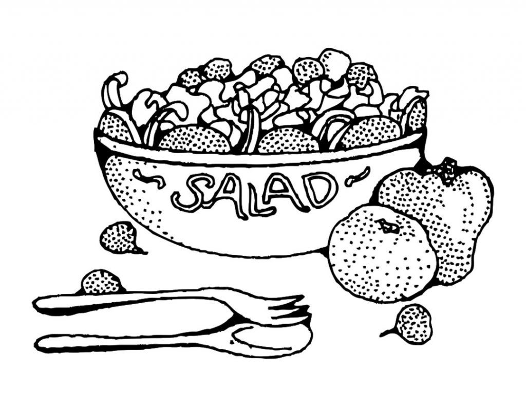 Food Coloring Pages (With images) | Food coloring pages, Vegetable ...