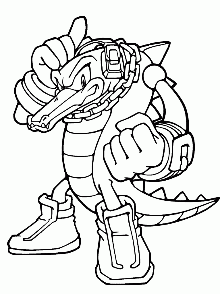 Sonic And Friends Coloring Pages   Coloring Home
