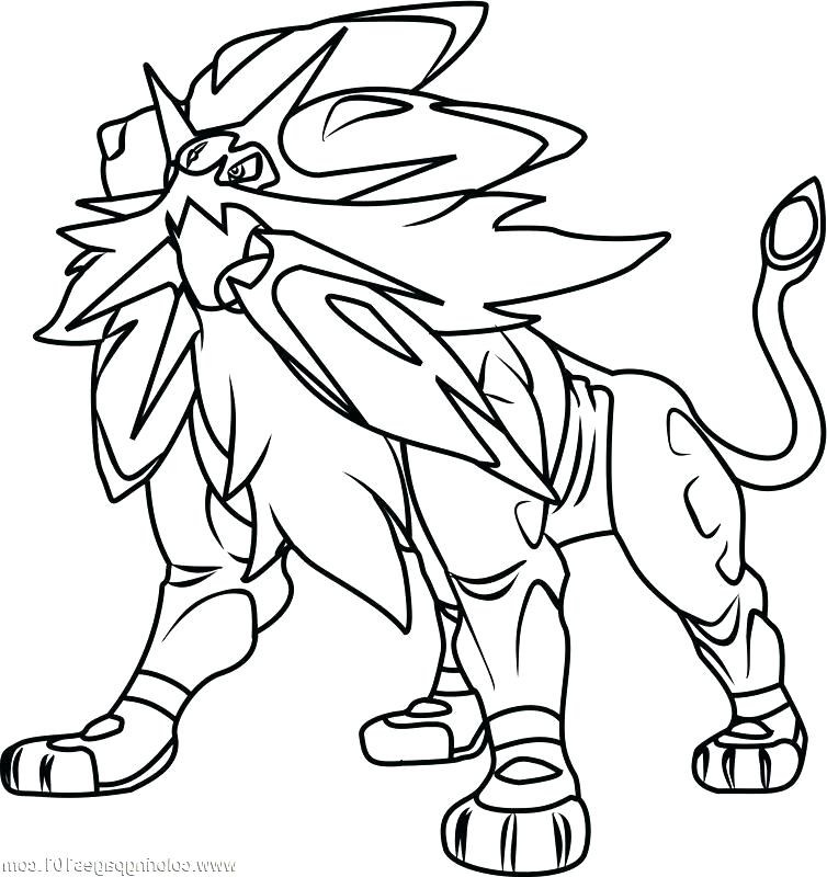 Solgaleo Coloring Pages Coloring Home