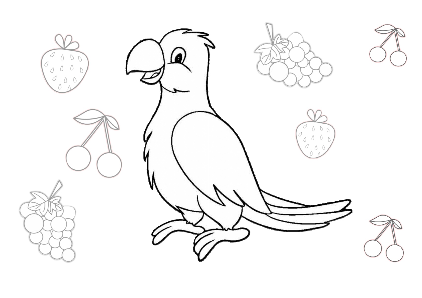 18 Parrot Coloring Pages Pet Birds Printable PDF - Print Color Craft