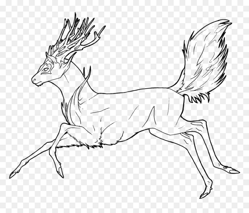 Pokemon Xerneas Coloring Pages - Xerneas Pokemon Coloring Page, HD Png  Download - vhv
