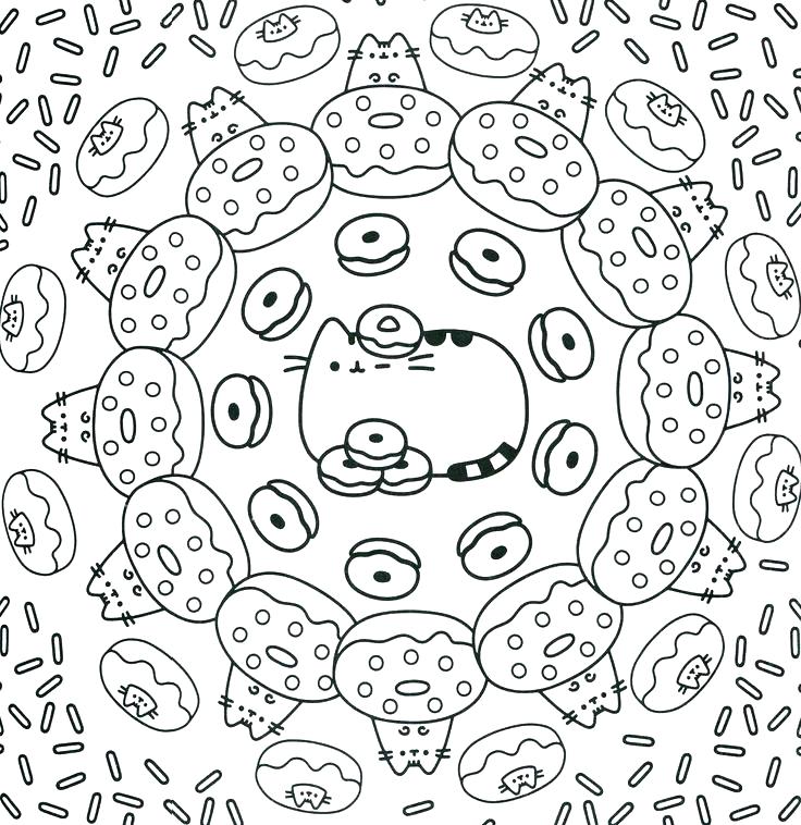 Printable Donut Coloring Pages at GetDrawings | Free download