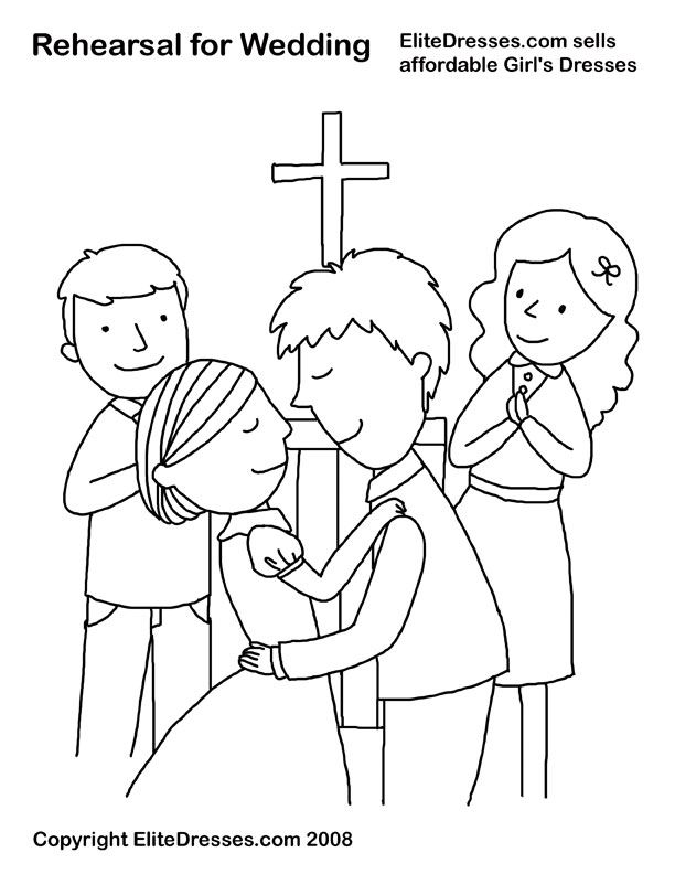 marriage Colouring Pages (page 2)