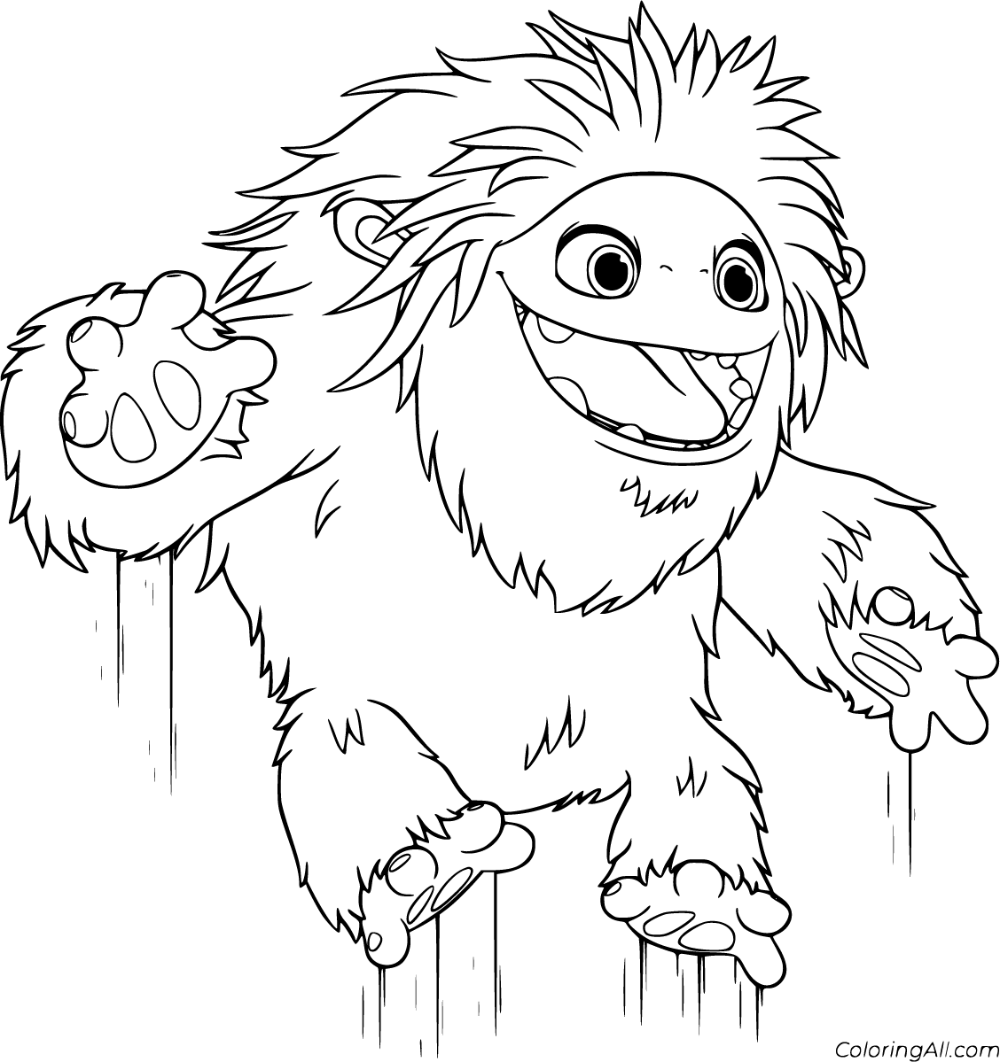 5 free printable Abominable coloring pages in vector format, easy to print  from any device and automatically fit any pap… | Coloring pages, Drawings,  Dragon drawing