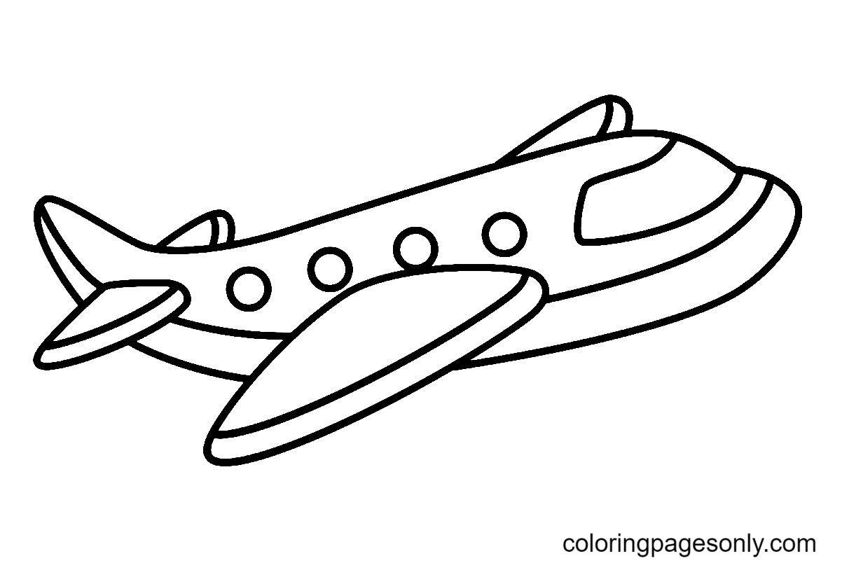 Airplane Coloring Pages - Coloring Pages For Kids And Adults