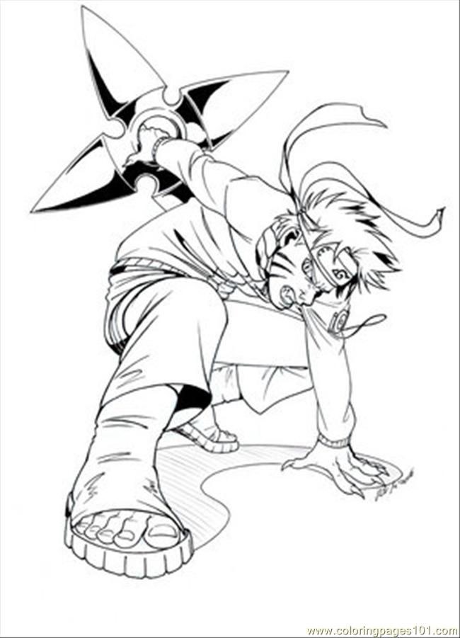 Coloring Pictures Of Naruto - Coloring Pages for Kids and for Adults