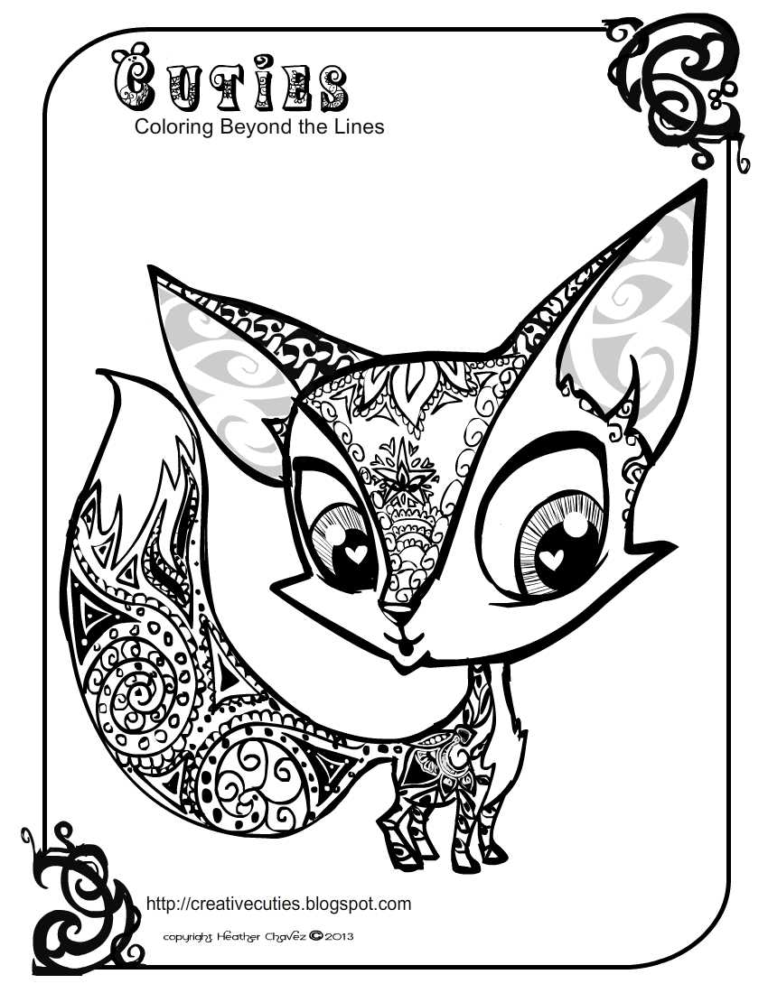 Download 10 Pics Of Cute Fox Coloring Pages - Cuties Animals ...