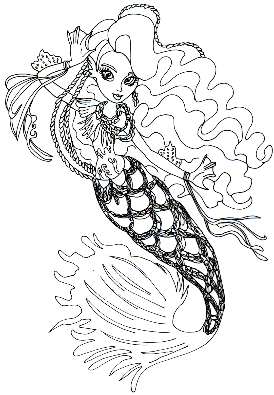 All Monster High Dolls Coloring Pages - Coloring Home