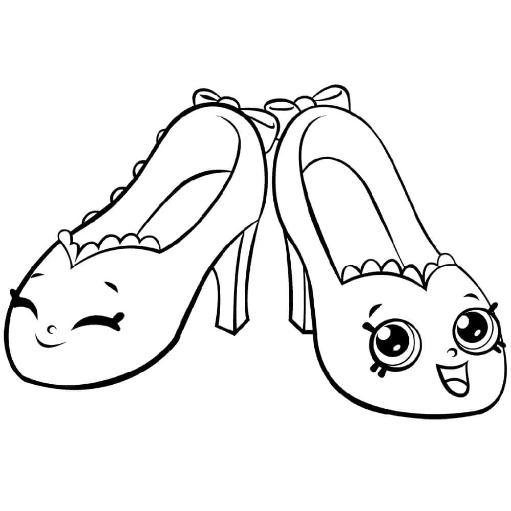 Fluffy Slipper Shopkin Coloring Page - Free Printable Coloring Pages for  Kids