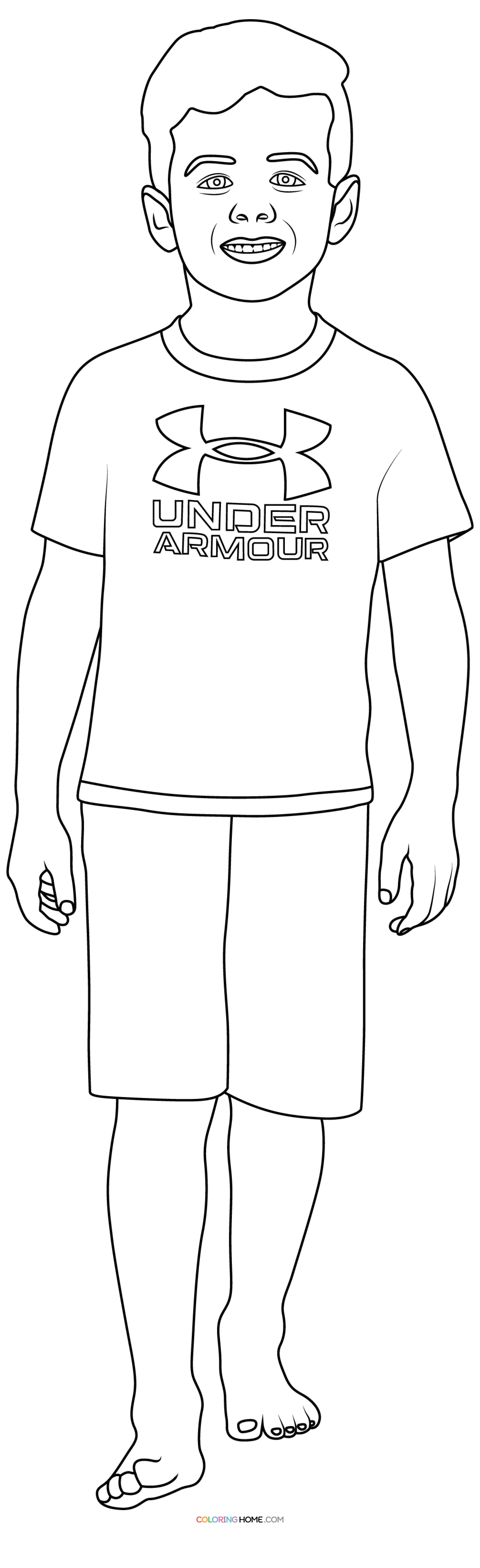 Under Armor Coloring Page - Coloring Home