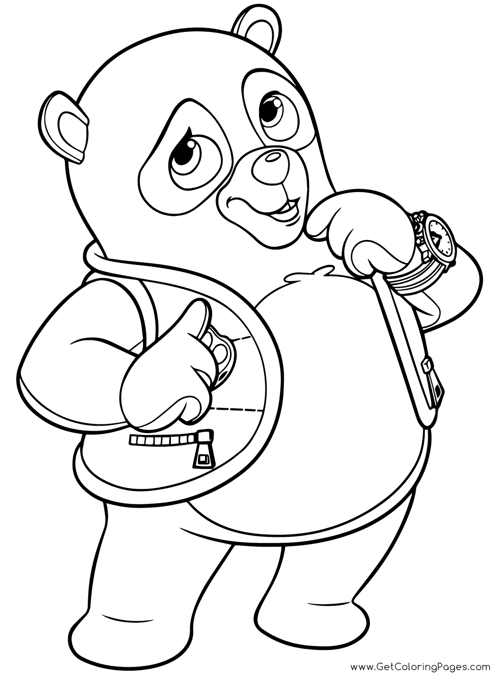 Special Agent Oso Coloring Pages - GetColoringPages.com