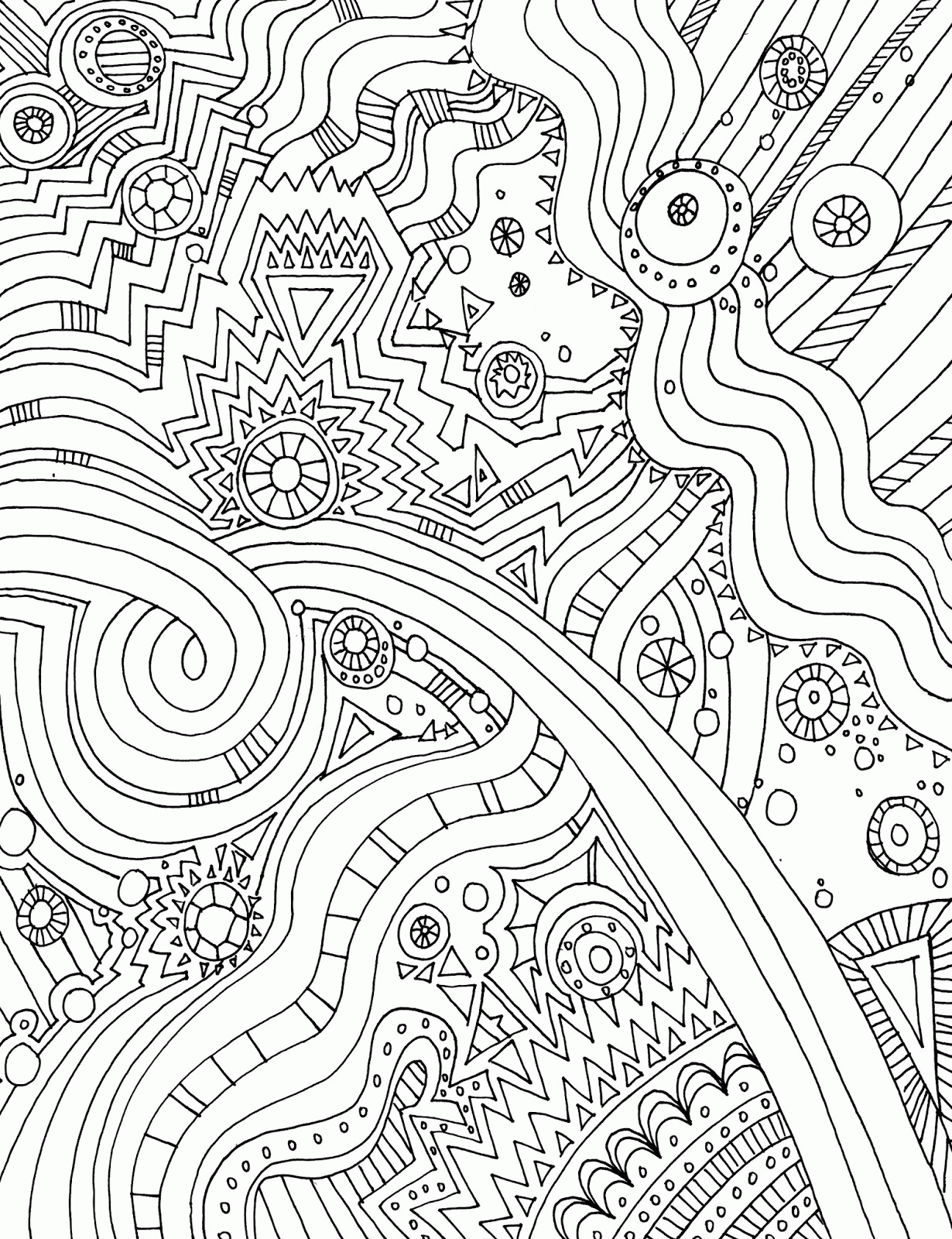 New Hard Coloring Pages Online with simple drawing