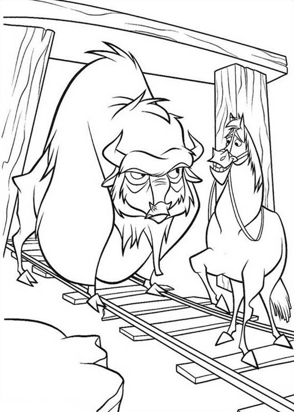 Home on the Prairie Horse Save a Dog Coloring Pages: Home on the ...