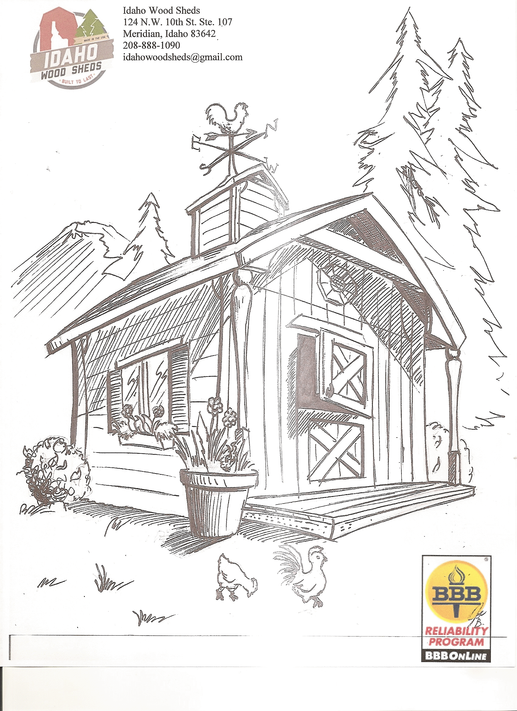 Download Barn Printable Coloring Pages - Coloring Home
