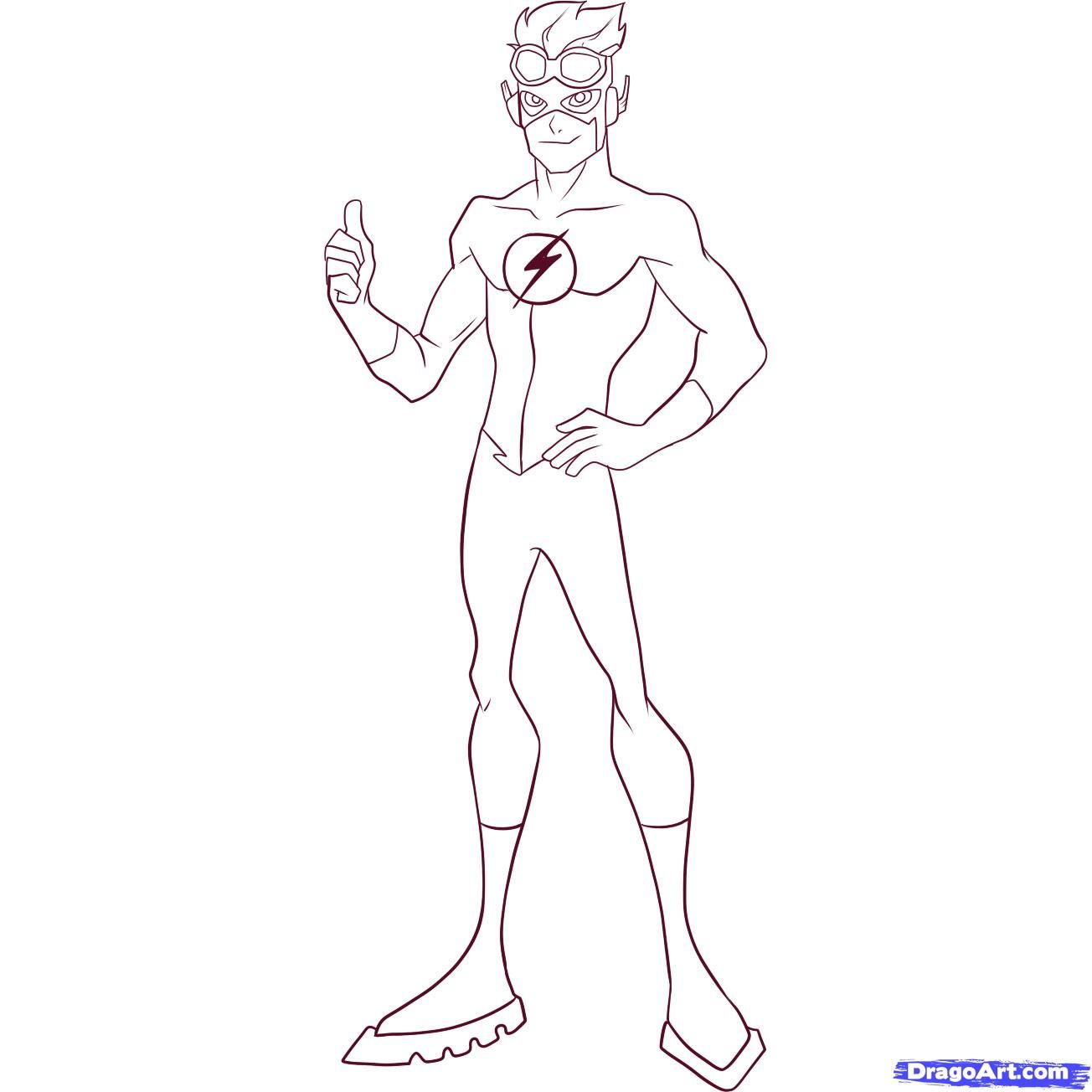Flash Colouring Pictures - Coloring Pages for Kids and for Adults