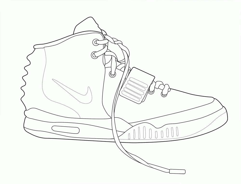Free Jordan Coloring Pages Shoes, Download Free Clip Art ...