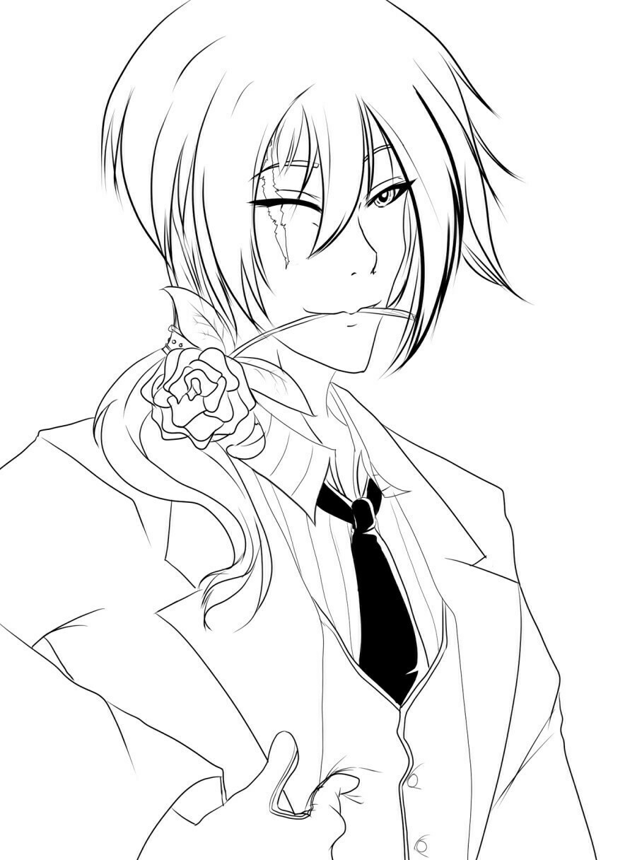 Black Butler Coloring Pages - Coloring Home