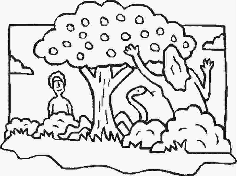 coloring pages garden of eden tree of life in garden of eden ...