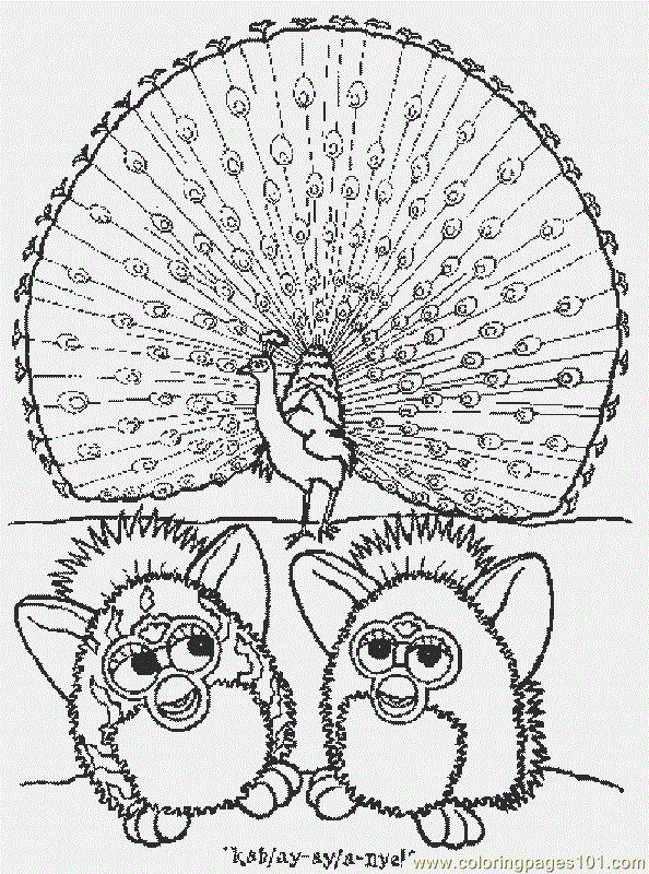 Furby (15) Coloring Page - Free Miscellaneous Coloring Pages ...
