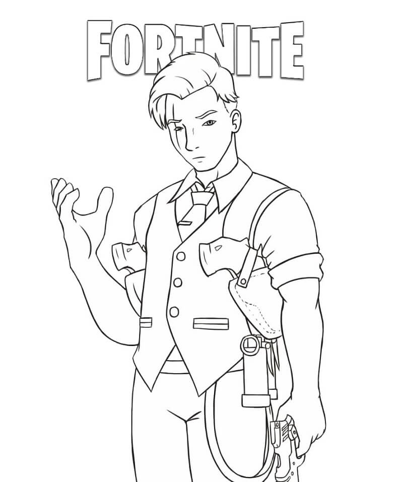 Midas Fortnite Coloring Pages - Free ...coloringonly.com