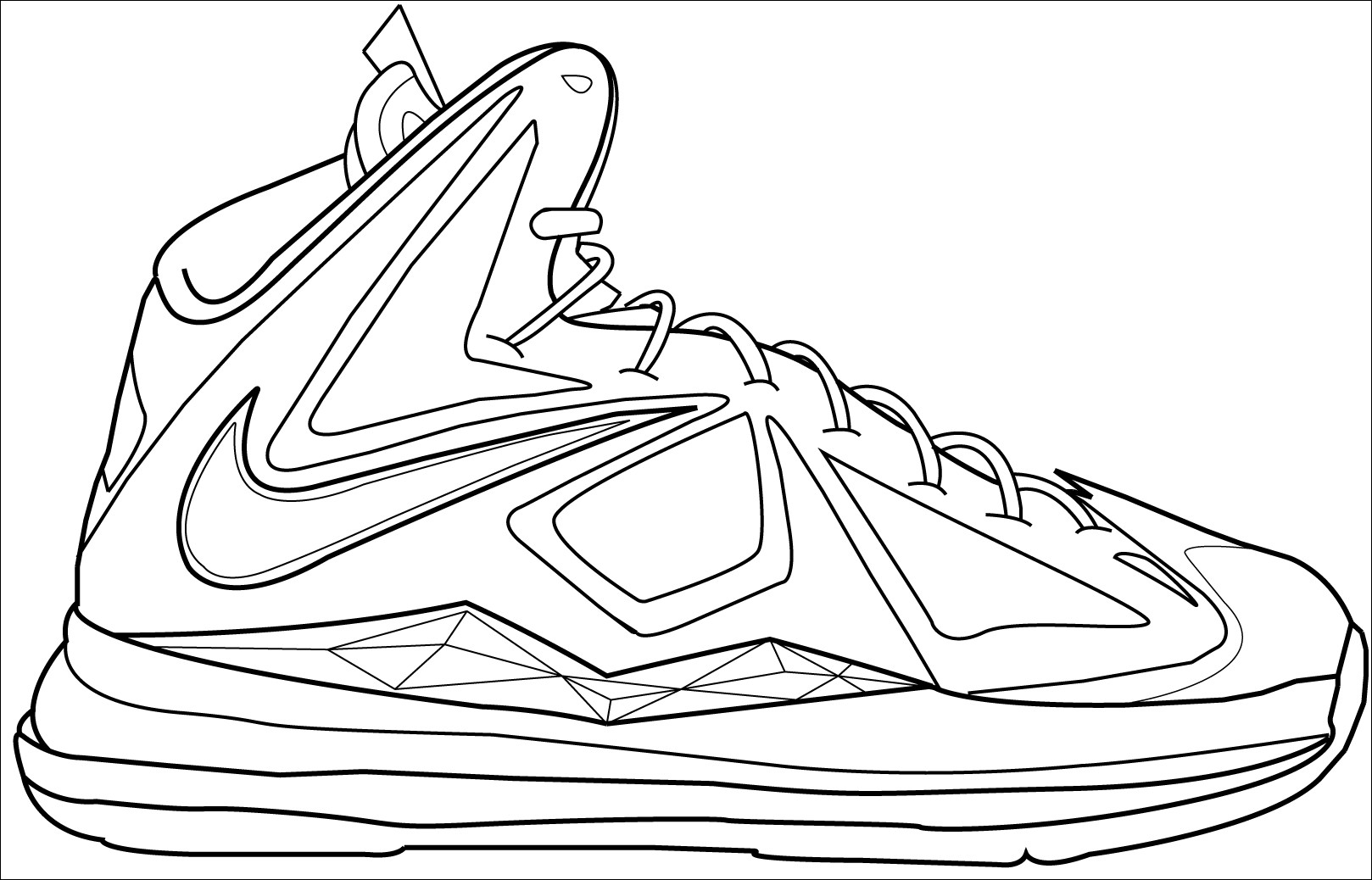 Outstanding Jordan Shoes Coloring Pages Photo Ideas – haramiran