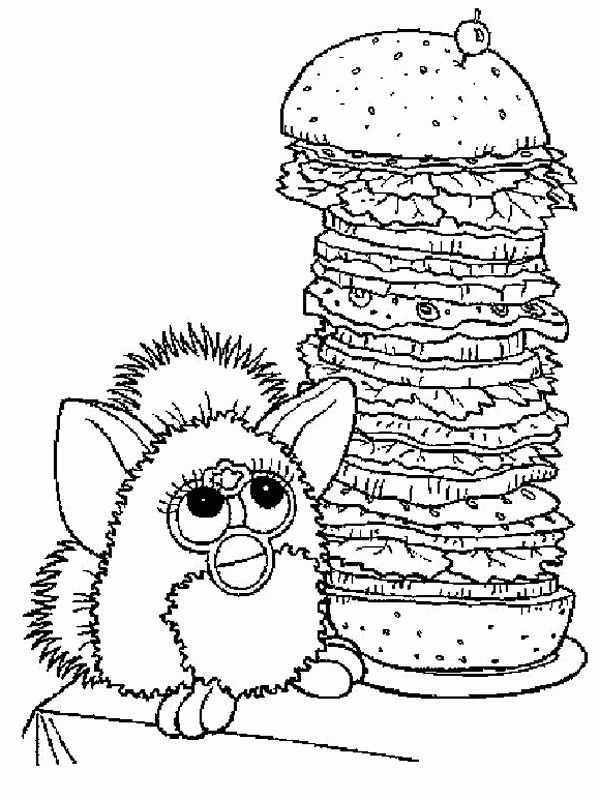 Hamburger Coloring Pages - Best Coloring Pages For Kids