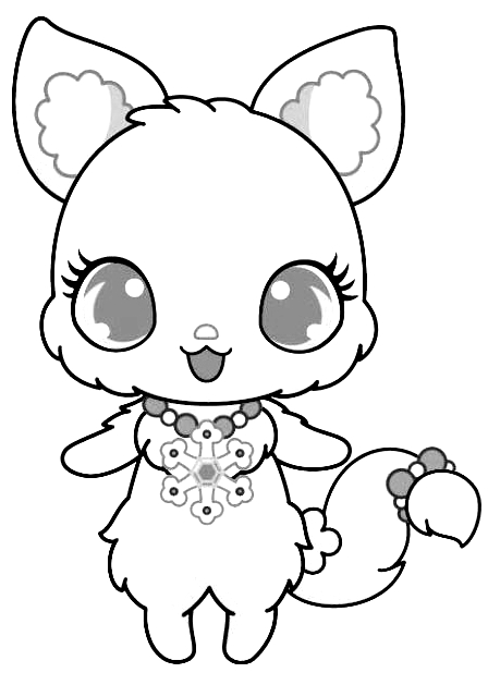 Drawing 7 from Jewelpet coloring page
