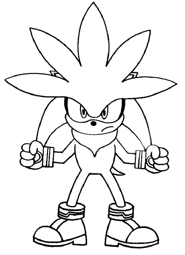 Silver Sonic – Coloring pages