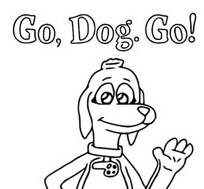 Coloring page Go Dog Go 8