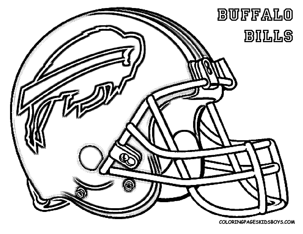 Buffalo Bills Football Helmet Coloring Pages - Get Coloring Pages