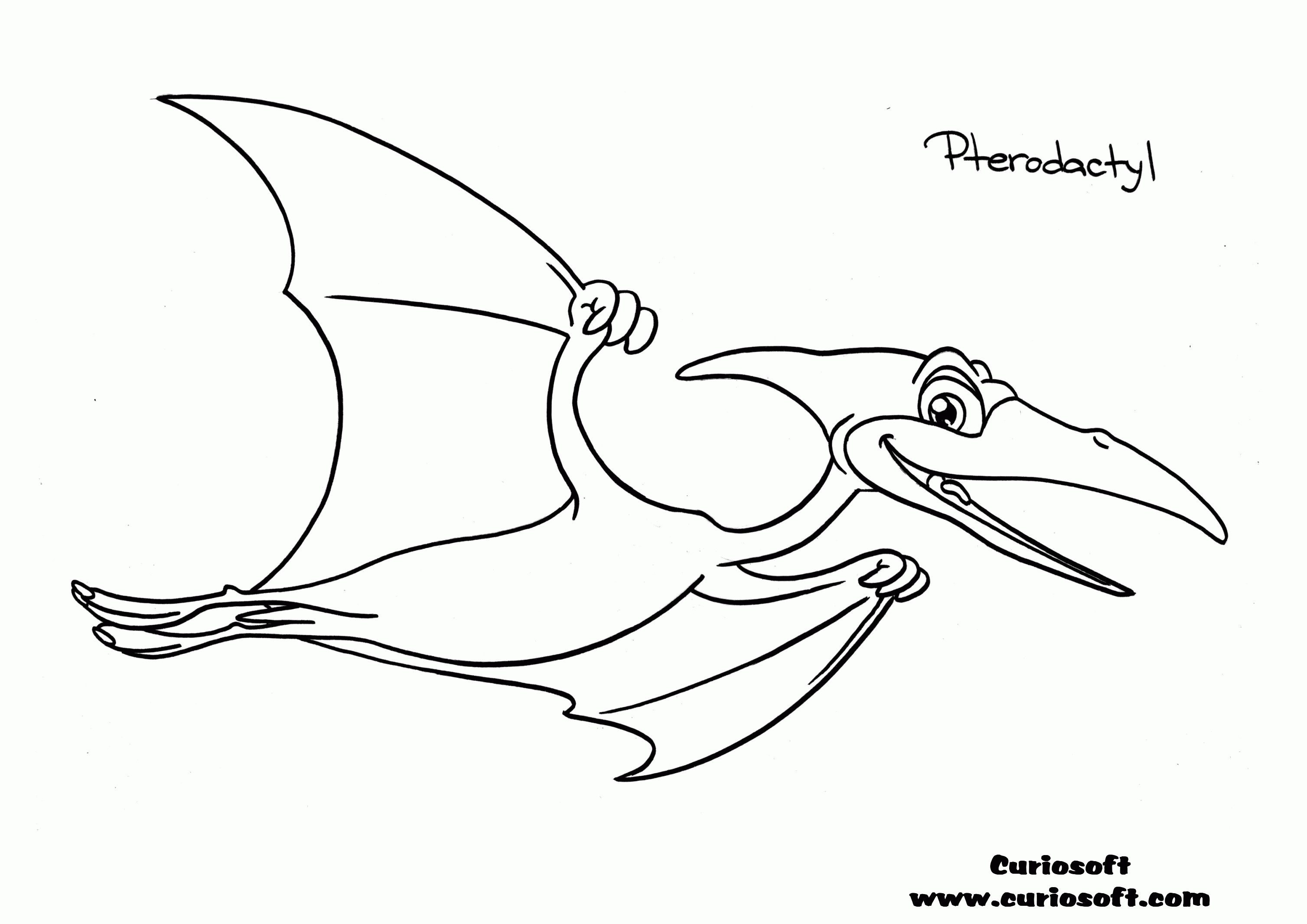 Pterodactyl Coloring Pages | Dinosaurs Pictures And Facts ...