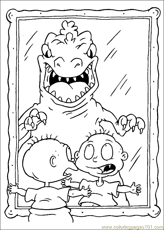 Reptar Coloring Page