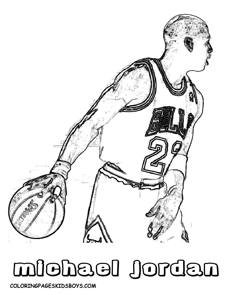 Chicago Bulls Coloring Page