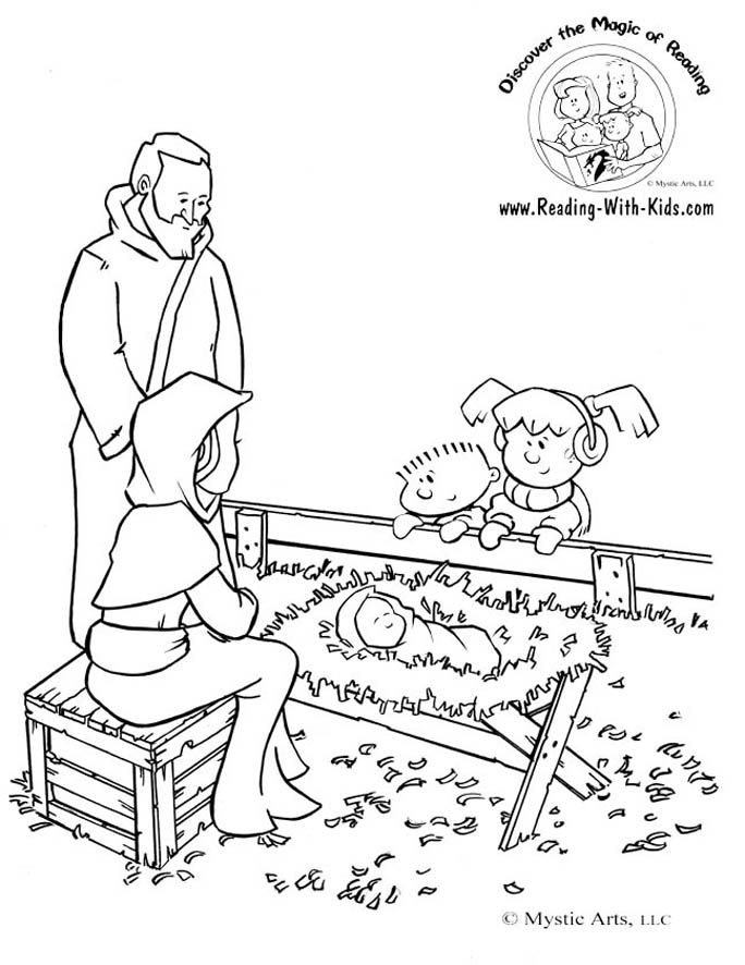 christmas coloring pages baby - fff hfft - Bloguez.com