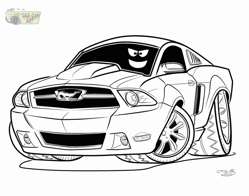Printable Mustang Coloring Pictures - Toyolaenergy.com