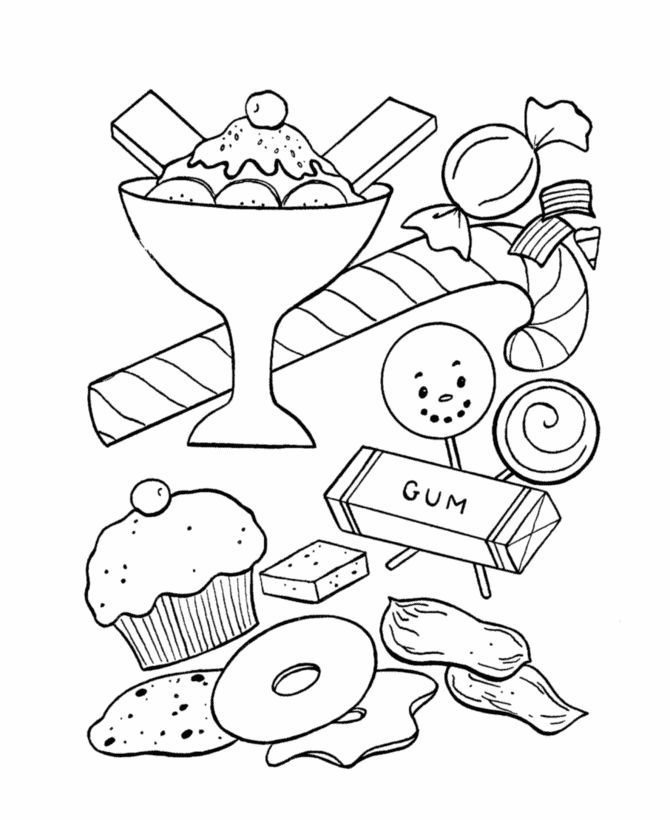 Printable Candy Coloring Pages Coloring Home