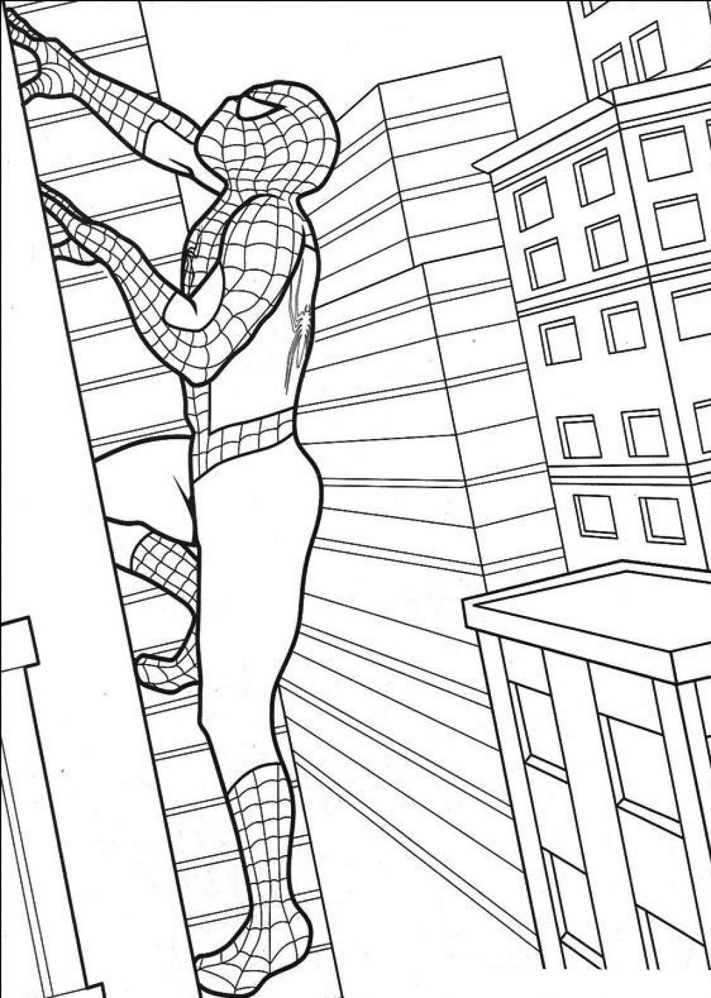 coloring spider man marvel spectacular spiderman printable popular