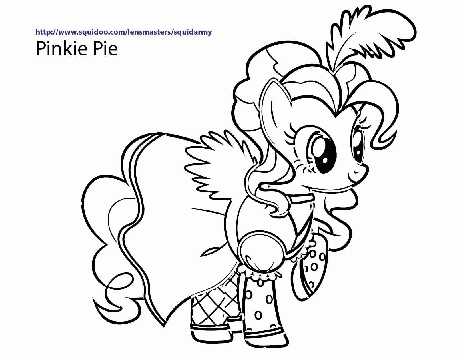 First Paper Free Coloring Pages Of My Little Pony Pinkie Pie ...
