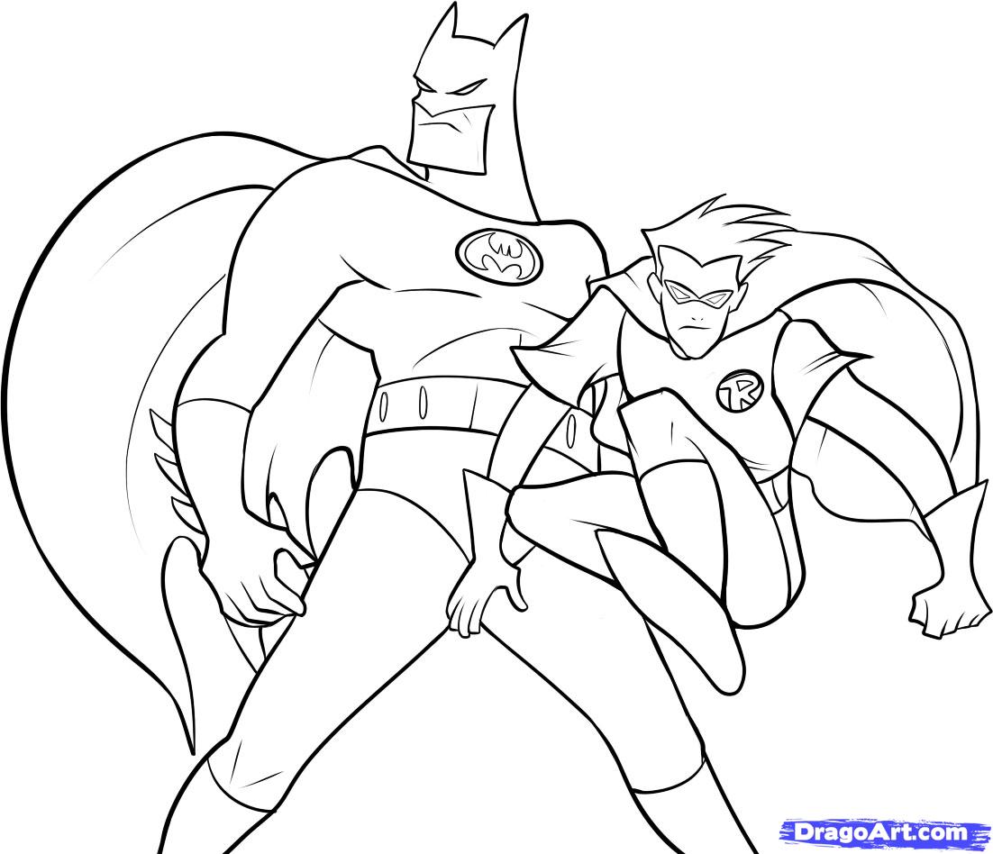 Batman Printable - Coloring Pages for Kids and for Adults